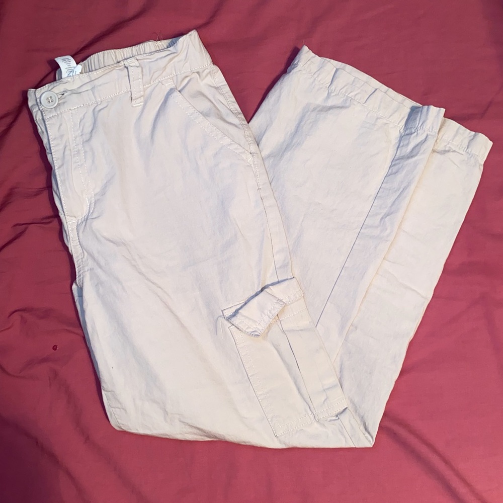 Beige Cargo Pants